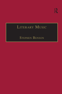 Imagen de portada: Literary Music 1st edition 9781138277991