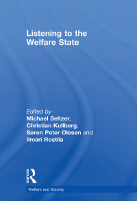 Cover image: Listening to the Welfare State 1st edition 9781138263833