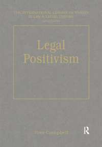 Imagen de portada: Legal Positivism 1st edition 9781840147322