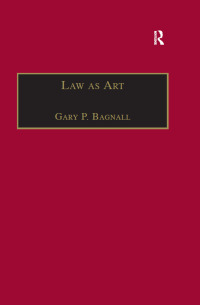 Imagen de portada: Law as Art 1st edition 9781855217584