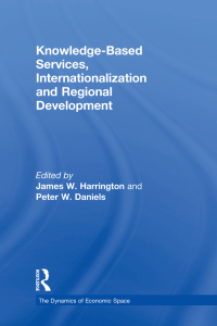 Imagen de portada: Knowledge-Based Services, Internationalization and Regional Development 1st edition 9781138275577