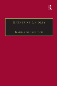 Titelbild: Katherine Chidley 1st edition 9780754662310