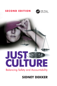 Cover image: Just Culture 2nd edition 9781409440604