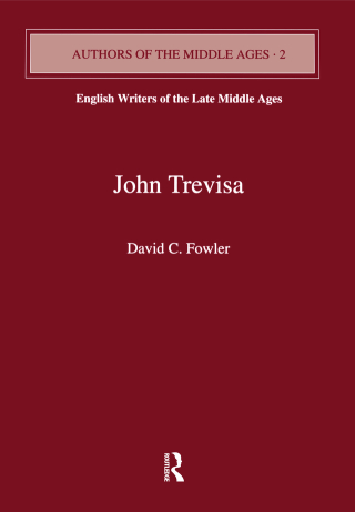 Cover image: John Trevisa 1st edition 9780860783701