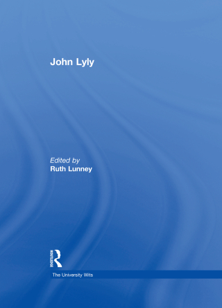 Imagen de portada: John Lyly 1st edition 9780754628545