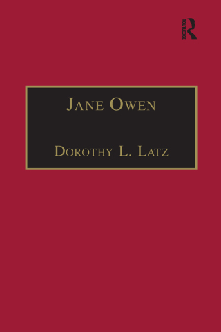 Cover image: Jane Owen 1st edition 9781840142228