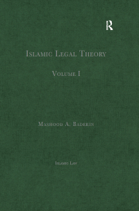 Imagen de portada: Islamic Legal Theory 1st edition 9780754628781