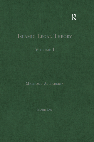 Cover image: Islamic Legal Theory 1st edition 9780754628781