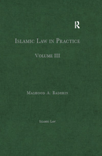 Omslagafbeelding: Islamic Law in Practice 1st edition 9780754628774