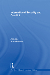 Imagen de portada: International Security and Conflict 1st edition 9780754627395