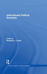 Imagen de portada: International Political Economy 1st edition 9780754624660
