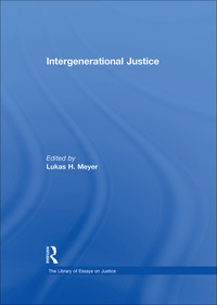 Omslagafbeelding: Intergenerational Justice 1st edition 9780754629856