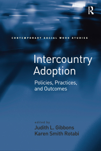 Imagen de portada: Intercountry Adoption 1st edition 9781409410546