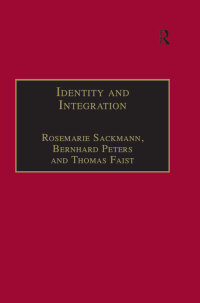 Imagen de portada: Identity and Integration 1st edition 9780754632115