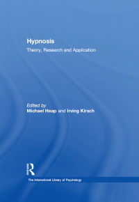 Cover image: Hypnosis 1st edition 9780754624547