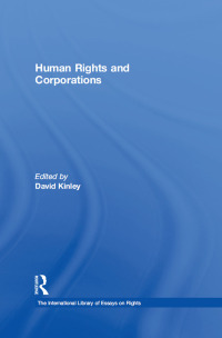 صورة الغلاف: Human Rights and Corporations 1st edition 9780754627425