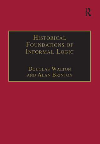 Cover image: Historical Foundations of Informal Logic 1st edition 9781859725887