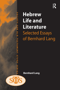 Cover image: Hebrew Life and Literature 1st edition 9781032099545