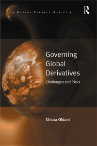 Cover image: Governing Global Derivatives 1st edition 9780754674641