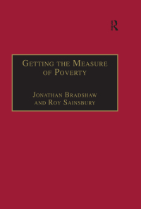 Imagen de portada: Getting the Measure of Poverty 1st edition 9780754612896