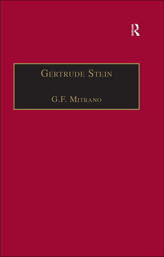 Omslagafbeelding: Gertrude Stein 1st edition 9780754652342