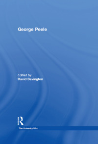 Titelbild: George Peele 1st edition 9780754628569