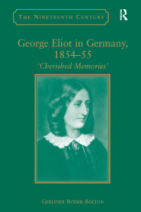 Cover image: George Eliot in Germany, 1854–55 1st edition 9780367887841