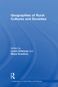 صورة الغلاف: Geographies of Rural Cultures and Societies 1st edition 9781138275102