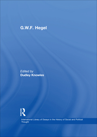 Imagen de portada: G.W.F. Hegel 1st edition 9780754627265