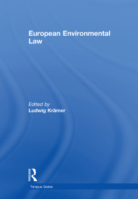 Cover image: European Environmental Law 1st edition 9780754623106