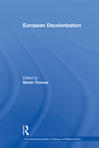 Imagen de portada: European Decolonization 1st edition 9780754625681
