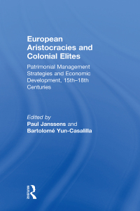 Cover image: European Aristocracies and Colonial Elites 1st edition 9780754654599