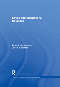 Cover image: Ethics and International Relations 1st edition 9780754628484