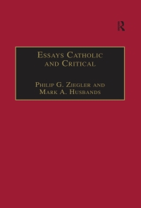 Imagen de portada: Essays Catholic and Critical 1st edition 9780754633334