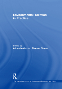 Imagen de portada: Environmental Taxation in Practice 1st edition 9780754625940