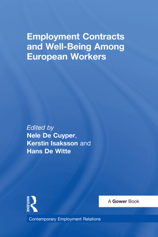 Imagen de portada: Employment Contracts and Well-Being Among European Workers 1st edition 9780754645757