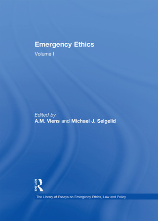 Imagen de portada: Emergency Ethics 1st edition 9781409444503