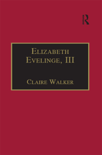 Titelbild: Elizabeth Evelinge, III 1st edition 9780754631187