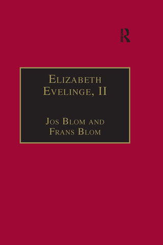 Imagen de portada: Elizabeth Evelinge, II 1st edition 9780754604440