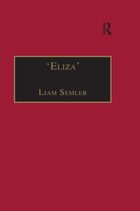 Omslagafbeelding: 'Eliza' 1st edition 9780754630951