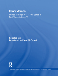 Cover image: Elinor James 1st edition 9780754631057