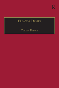 Cover image: Eleanor Davies 1st edition 9781840142167