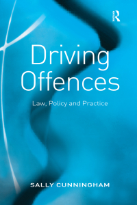 Imagen de portada: Driving Offences 1st edition 9780754649052