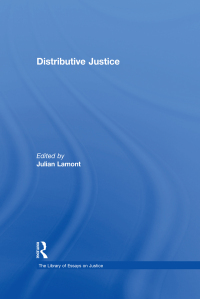 Imagen de portada: Distributive Justice 1st edition 9780754629740