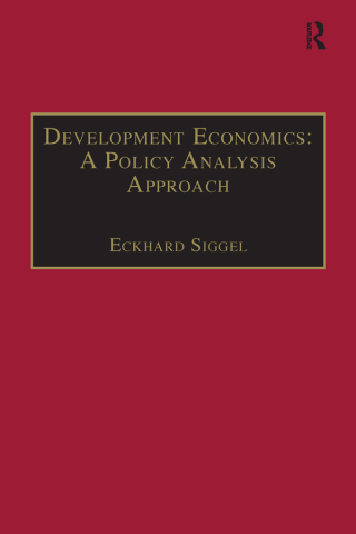 صورة الغلاف: Development Economics: A Policy Analysis Approach 1st edition 9780754642930