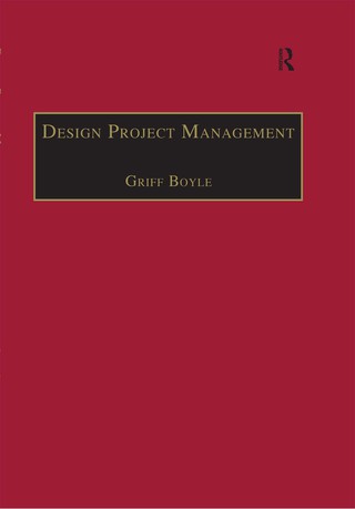 Cover image: Design Project Management 1st edition 9780754618317