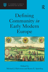 Cover image: Defining Community in Early Modern Europe 1st edition 9780754661535