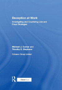 Cover image: Deception at Work 1st edition 9781138256224