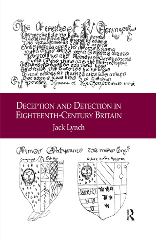 Cover image: Deception and Detection in Eighteenth-Century Britain 1st edition 9781138261945