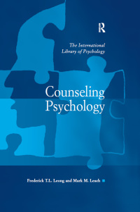 Imagen de portada: Counseling Psychology 1st edition 9780754625445
